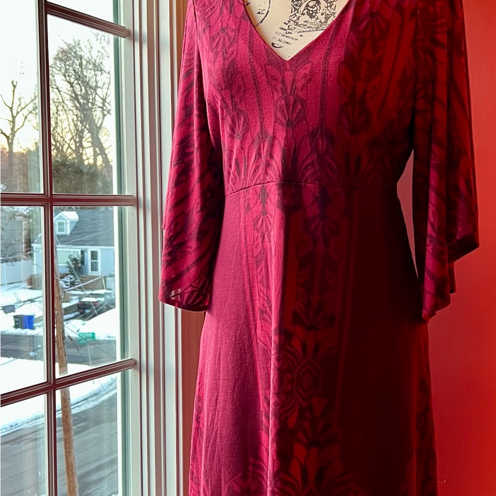 Rare Anthropologie vintage  Akemi + Kin red Isolde knit dress, NWT. Petite Med. - Picture 16 of 16